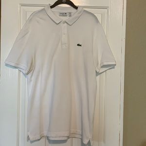 LACOSTE Classic Polo, Size XL, White